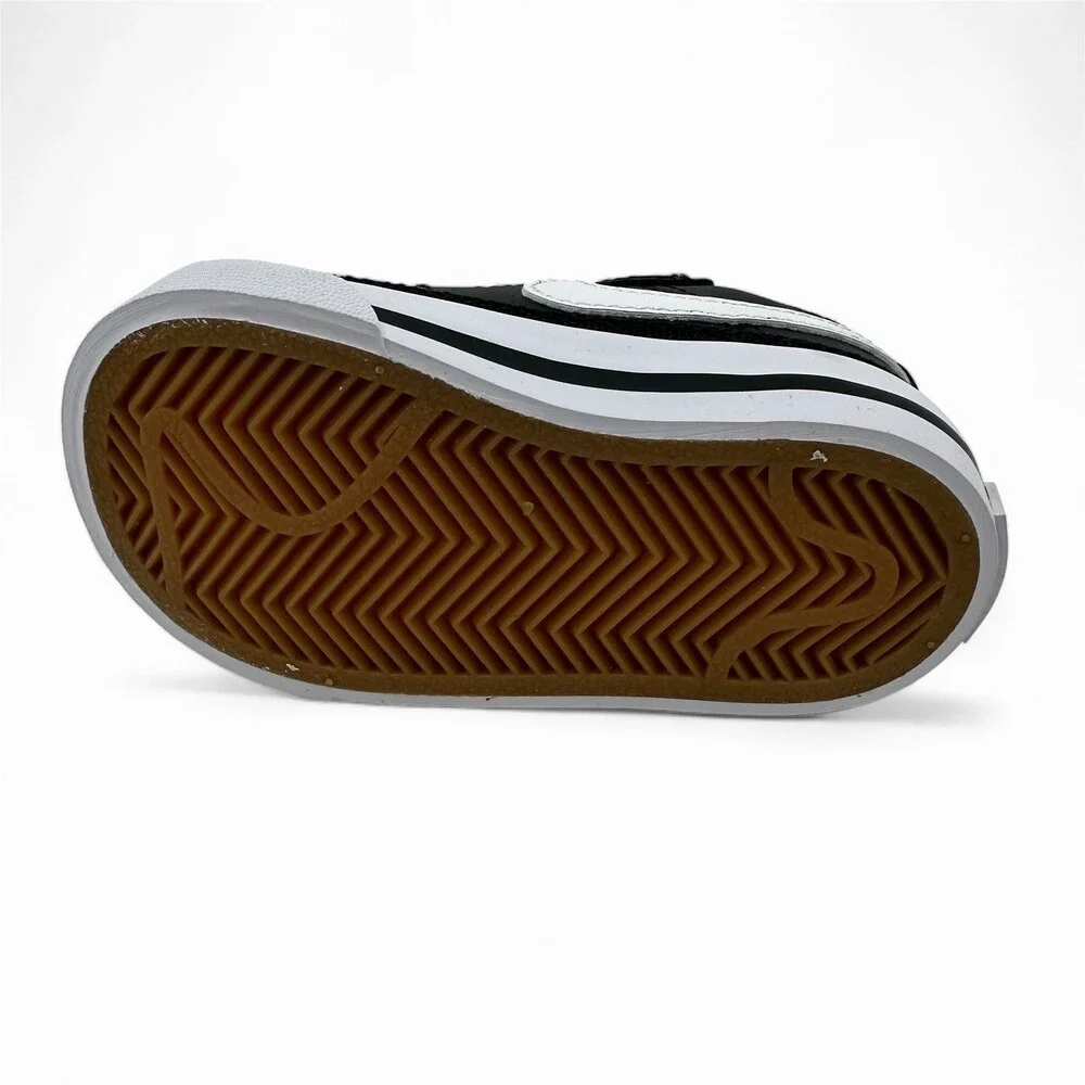 Nike Court Legacy Black White Gum Light Brown Baby Toddler Size 4 Sneaker
